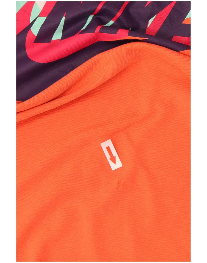 Nike Camiseta gráfica para hombre Top grande de algodón naranja