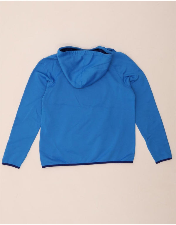 NIKE Sudadera con capucha gráfica para mujer UK 44 Poliéster azul medio
