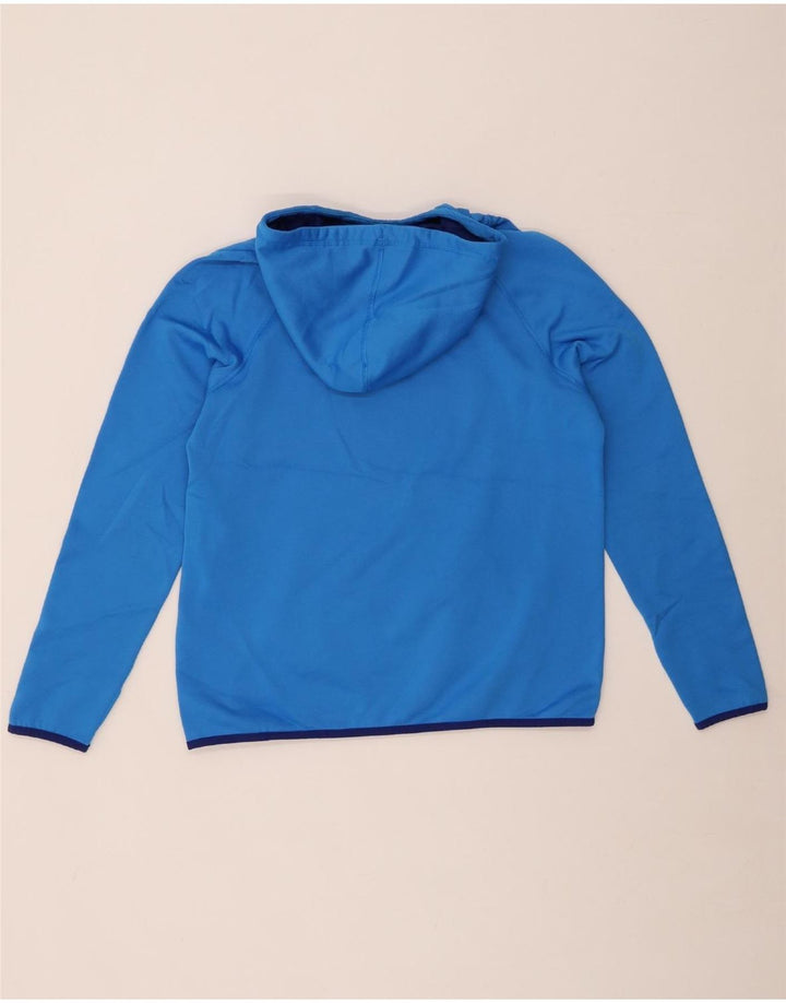 NIKE Sudadera con capucha gráfica para mujer UK 44 Poliéster azul medio