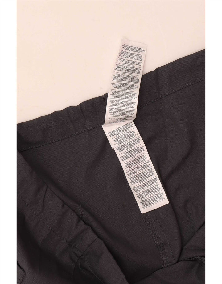 Dickies Pantalones informales rectos para hombre medianos W38 L30 poliéster gris
