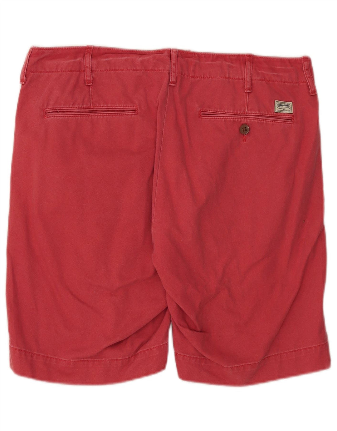 Ralph Lauren Pantalones cortos chinos Denizen para hombre W32 Algodón rojo medio