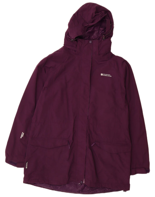 Chubasquero con capucha para mujer Mountain Warehouse ES 39 2XL Nailon morado