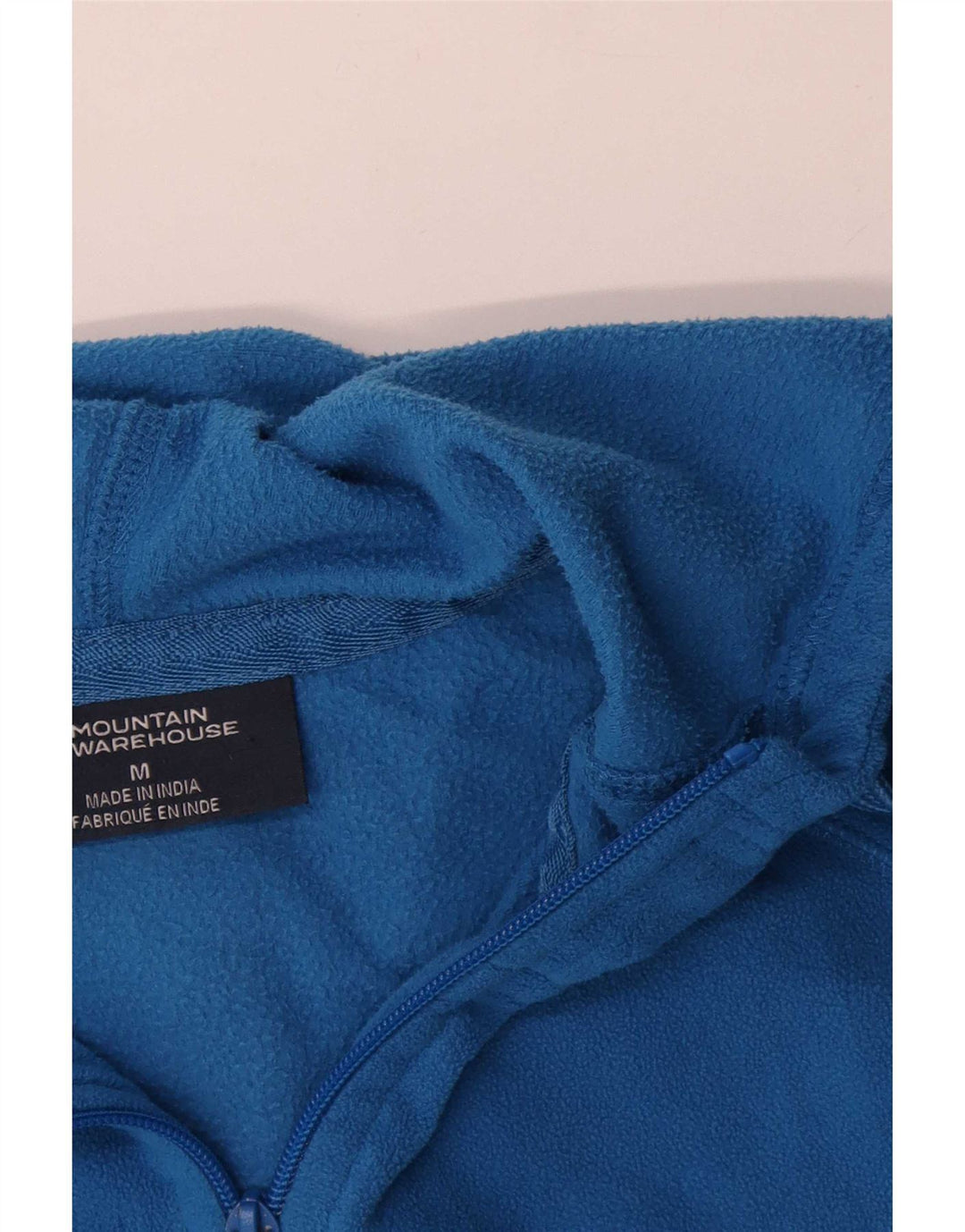 Mountain Warehouse Chaqueta polar con capucha para hombre UK 38 Poliéster azul medio