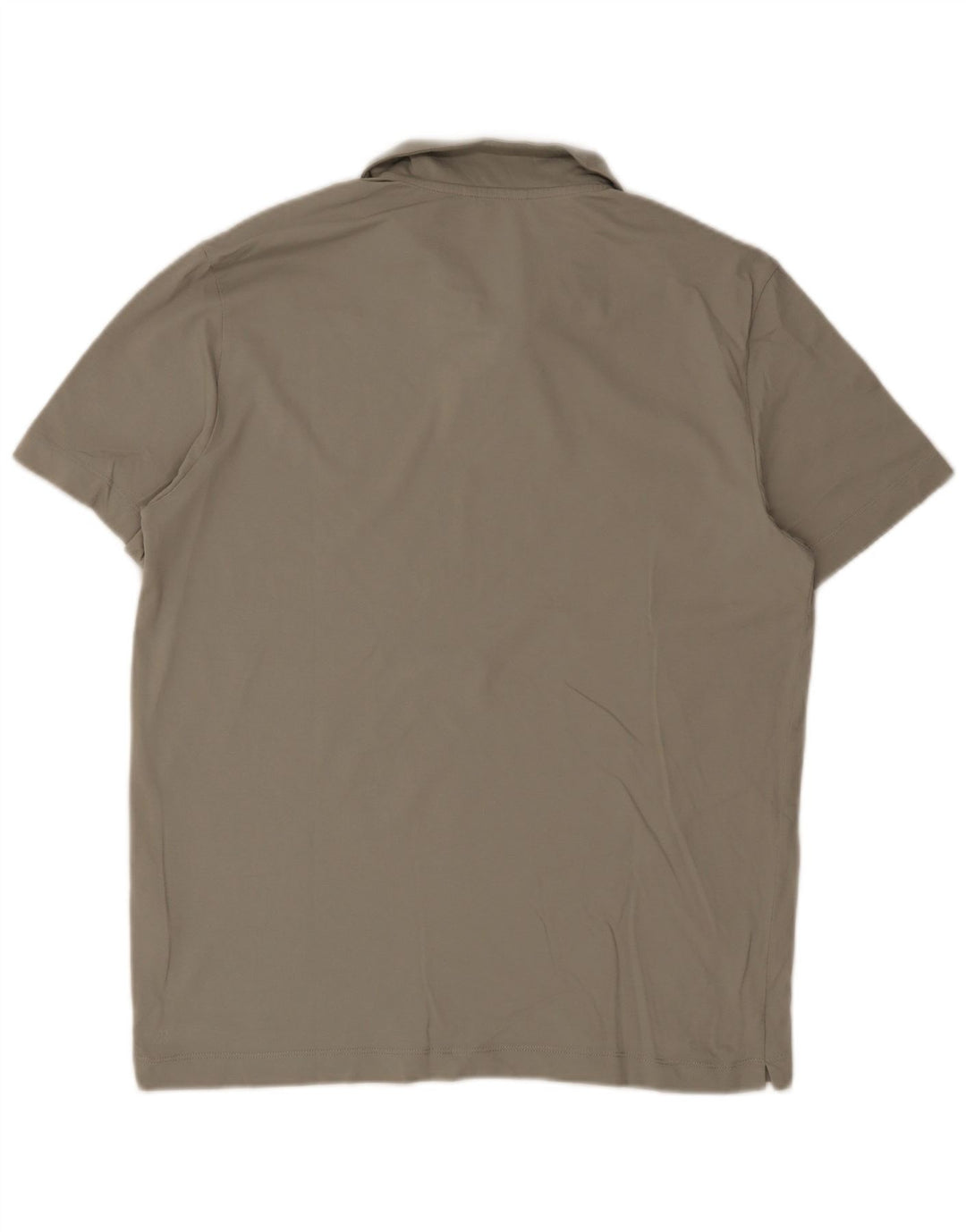 Polo Massimo Dutti Hombre XL Caqui Algodón