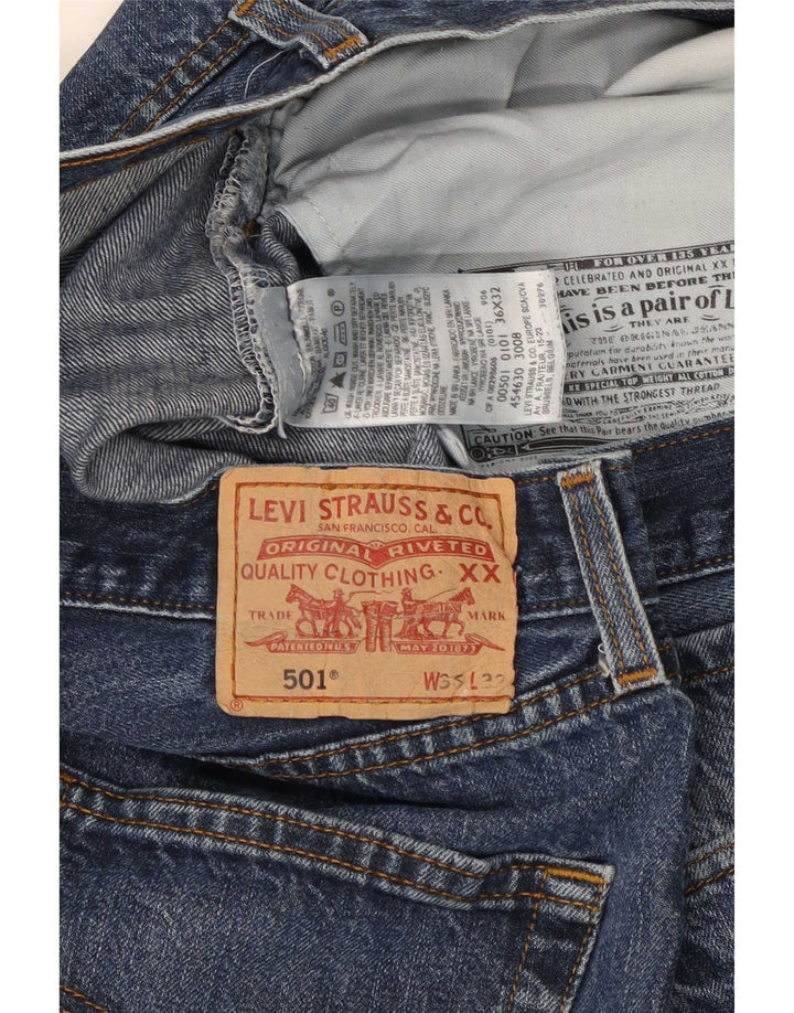Levi's Jeans rectos 501 para hombre W36 L28 Algodón azul