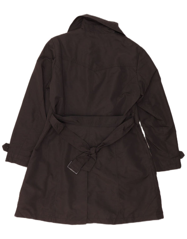 Marks & Spencer Gabardina para mujer UK 44 Grande Poliéster negro