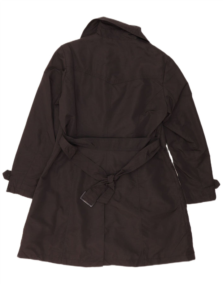 Marks & Spencer Gabardina para mujer UK 44 Grande Poliéster negro