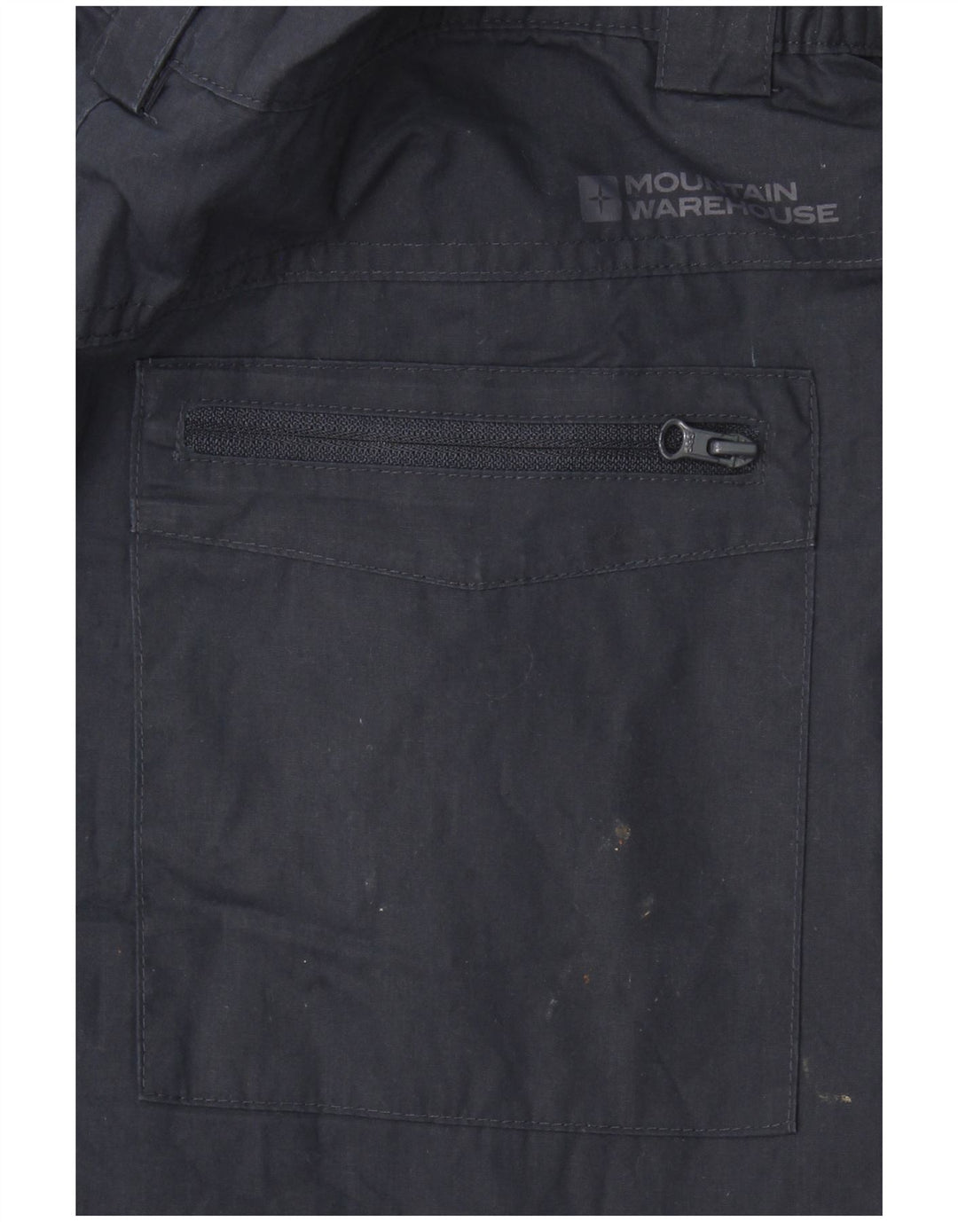 Pantalón cargo recto para hombre Mountain Warehouse W30 L32 Poliéster azul marino