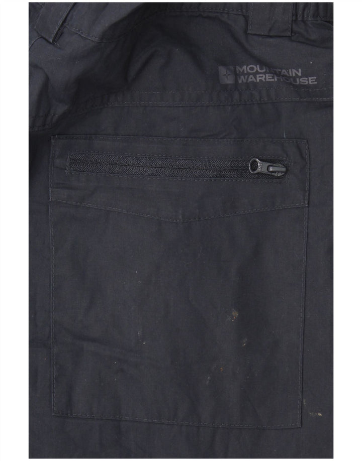 Pantalón cargo recto para hombre Mountain Warehouse W30 L32 Poliéster azul marino