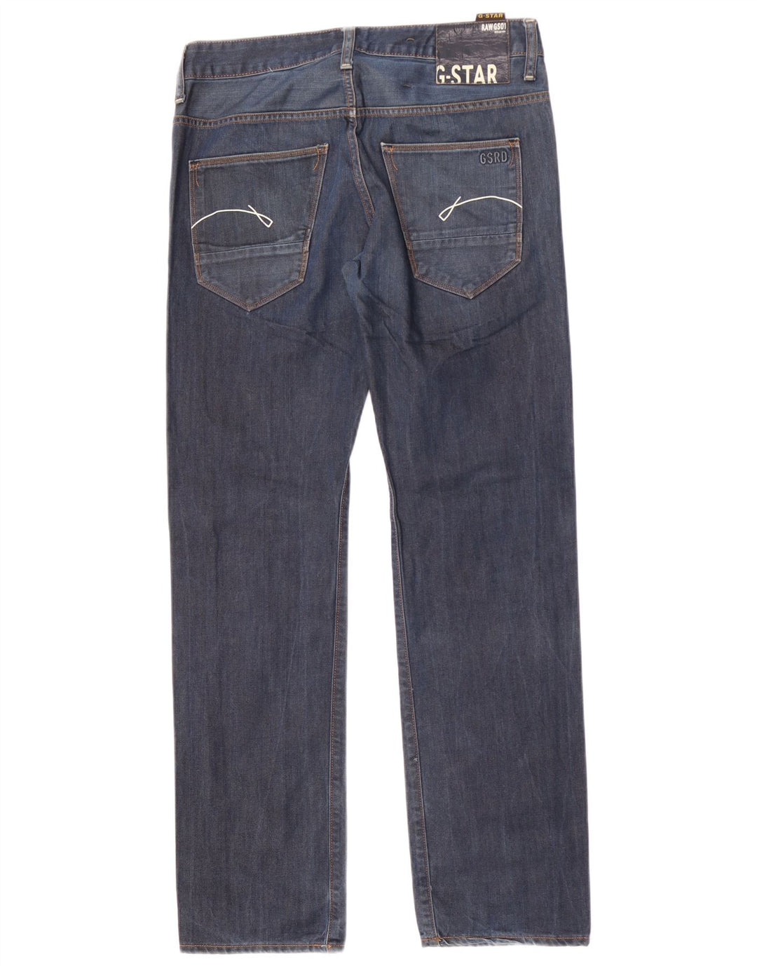 Vaqueros rectos para hombre G-Star W31 L34 Algodón azul marino