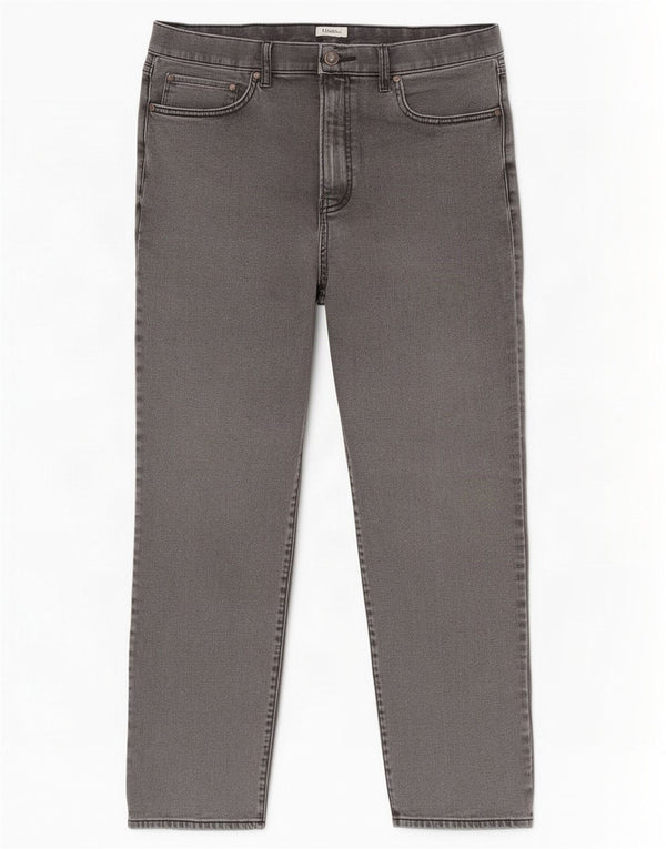 Marks & Spencer Vaqueros rectos regulares para hombre W36 L29 Algodón gris