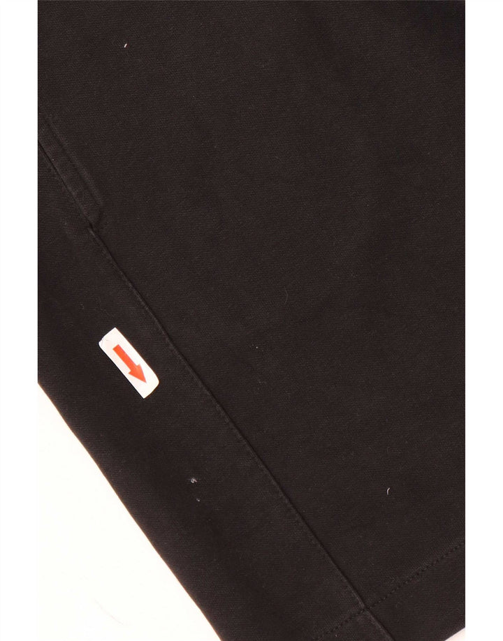 Zara Hombre Shorts Deportivos Pequeños Algodón Negro