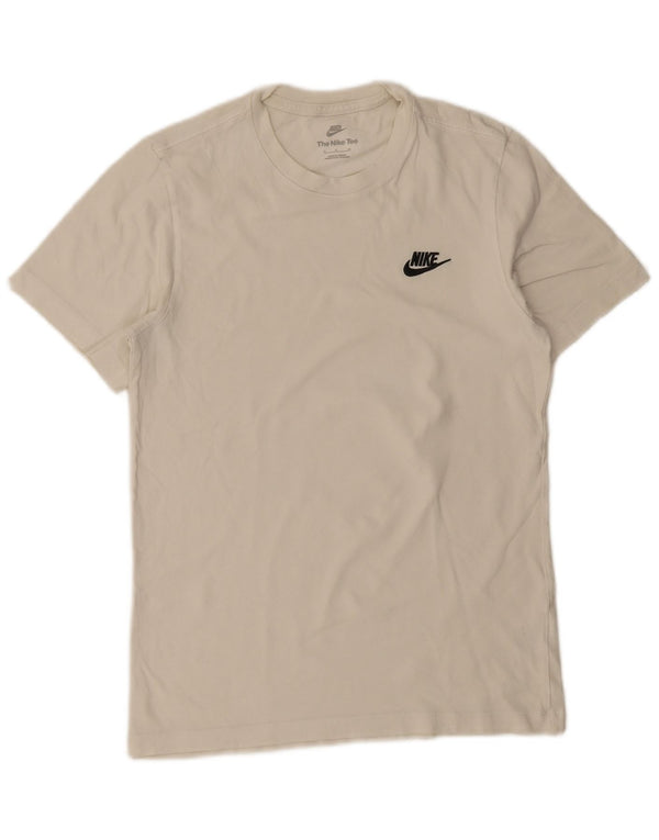Camiseta Nike Hombre Top Small Blanco Algodón