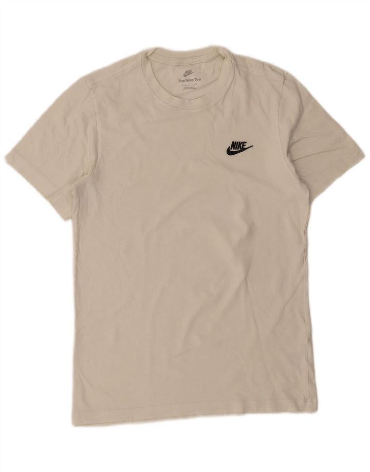 Camiseta Nike Hombre Top Small Blanco Algodón