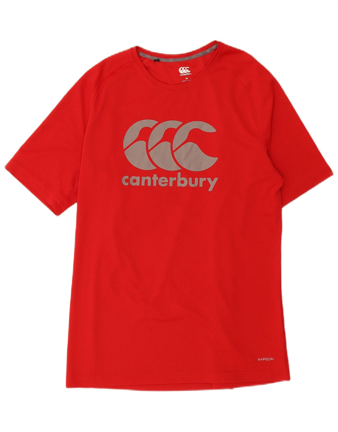 CANTERBURY Mens Graphic T-Shirt Top XL Red Polyester