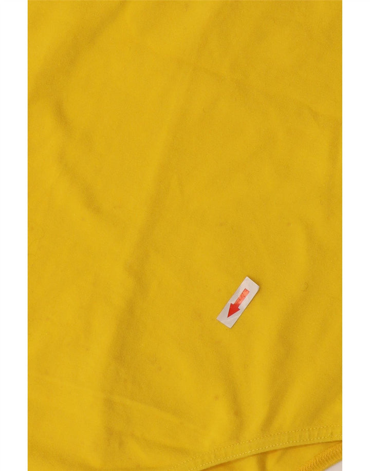 Vintage mujer body UK 6 XS amarillo