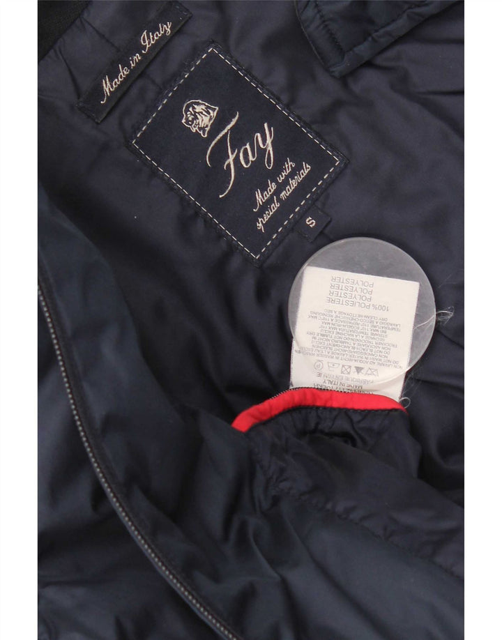 Fay Chaqueta acolchada para hombre UK 36 Small Azul marino Poliéster