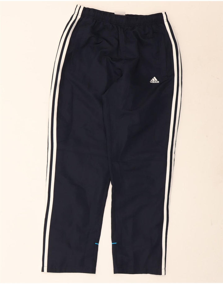 Adidas Pantalones de chándal para hombre UK 36/38 Small Azul marino Poliéster