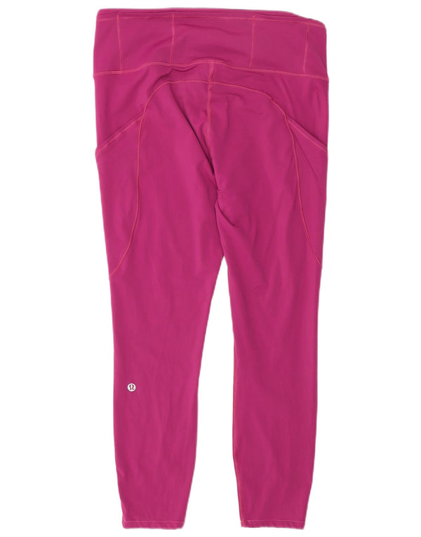 Lululemon Leggings gráficos para mujer UK 10 Small Pink Nylon