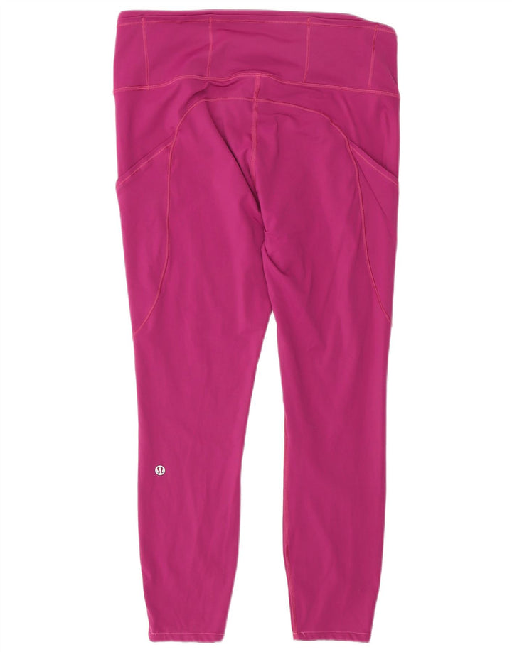Lululemon Leggings gráficos para mujer UK 10 Small Pink Nylon