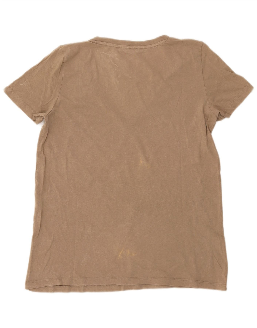 Zara Mujer Camiseta Top UK 44 Gris Medio