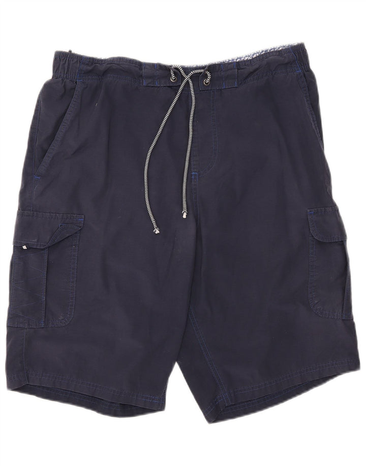 Marks & Spencer - Bañador para hombre, talla grande, algodón azul marino