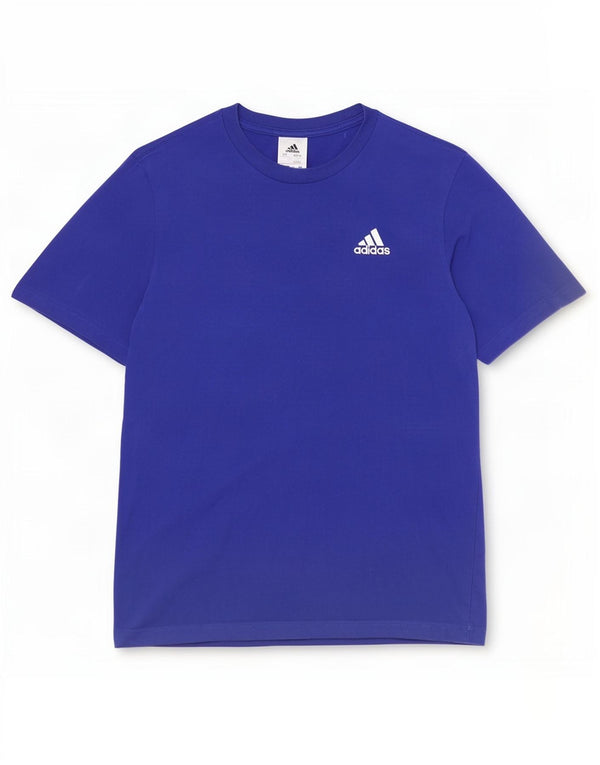 Adidas Hombre Camiseta Top Small Azul Algodón