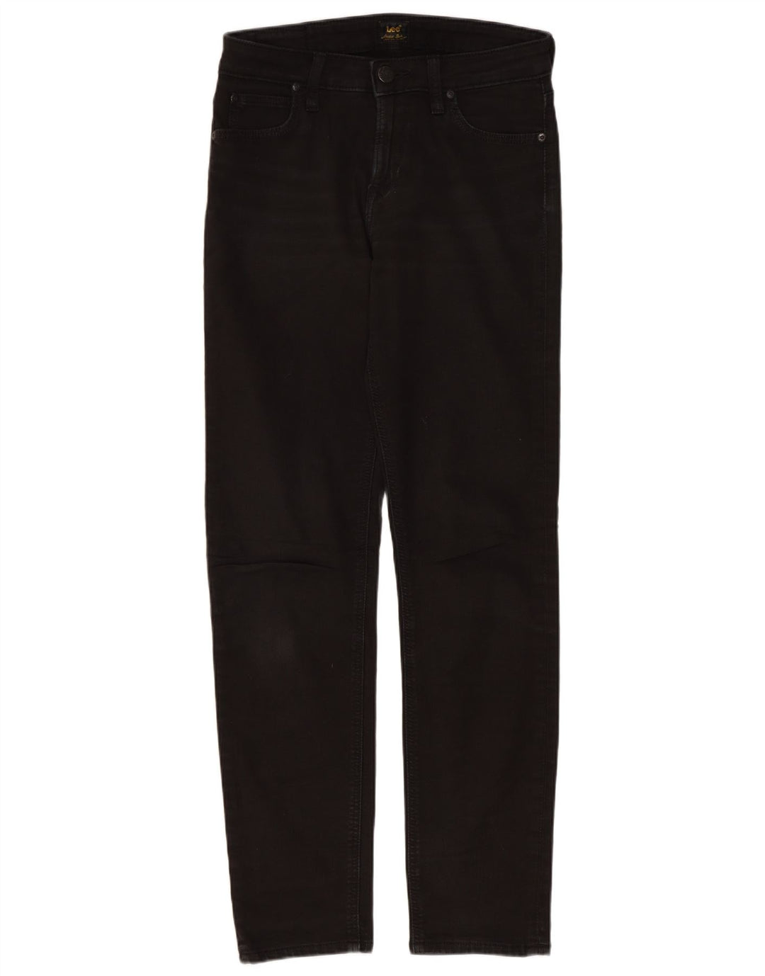 Vaqueros Rectos Lee Mujer W26 L28 Negro