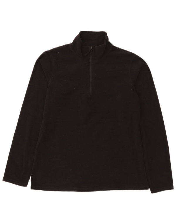 Jersey de forro polar con cuello y cremallera para mujer Mountain Warehouse UK 44 Mediano Negro