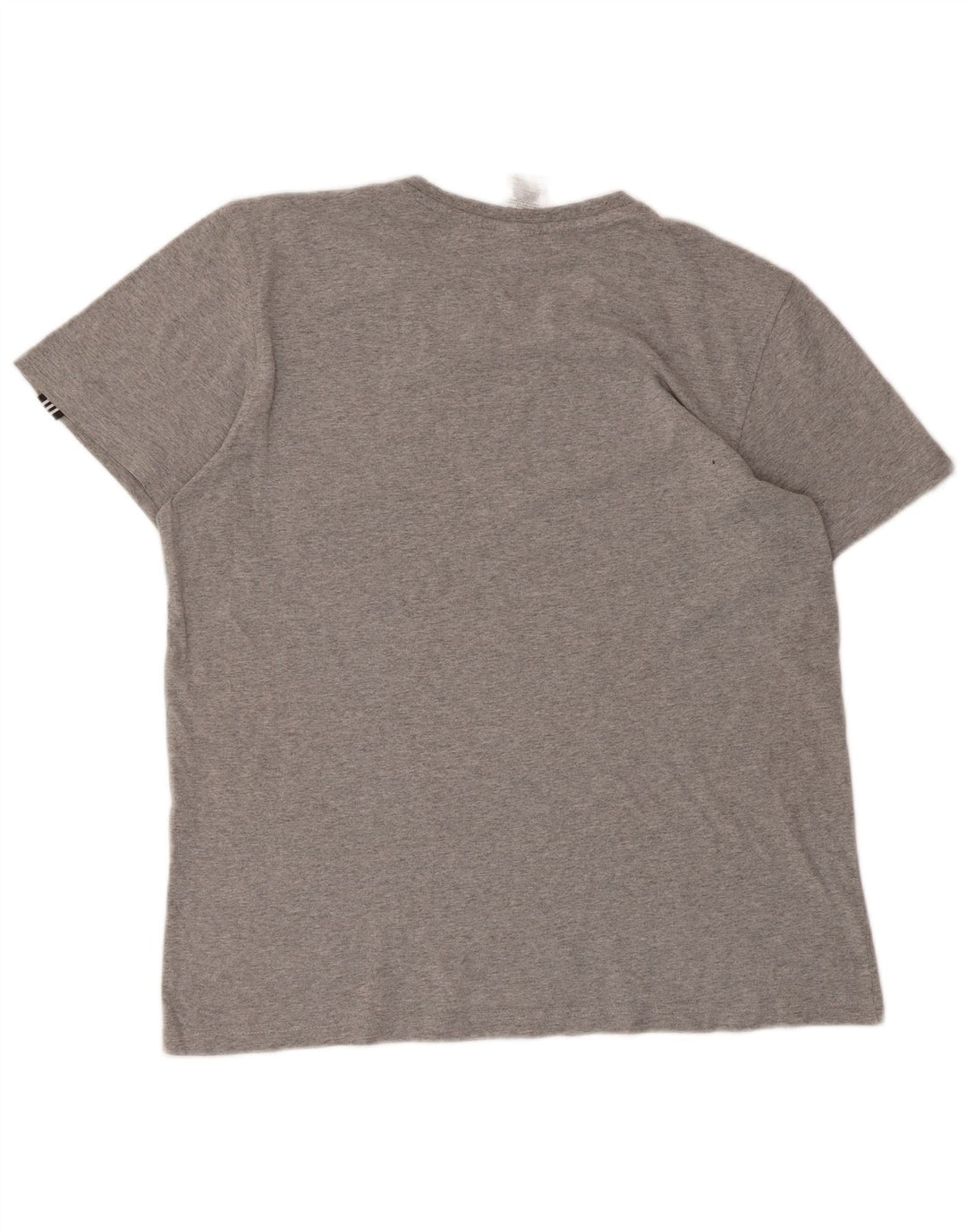 ADIDAS Camiseta gráfica para mujer Top UK 16 Grande Gris Algodón