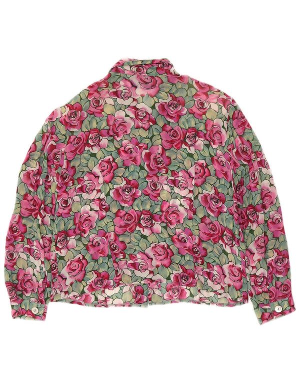 NADIA Blusa camisera de manga 3/4 para mujer IT 44 Medium Multicolor Floral
