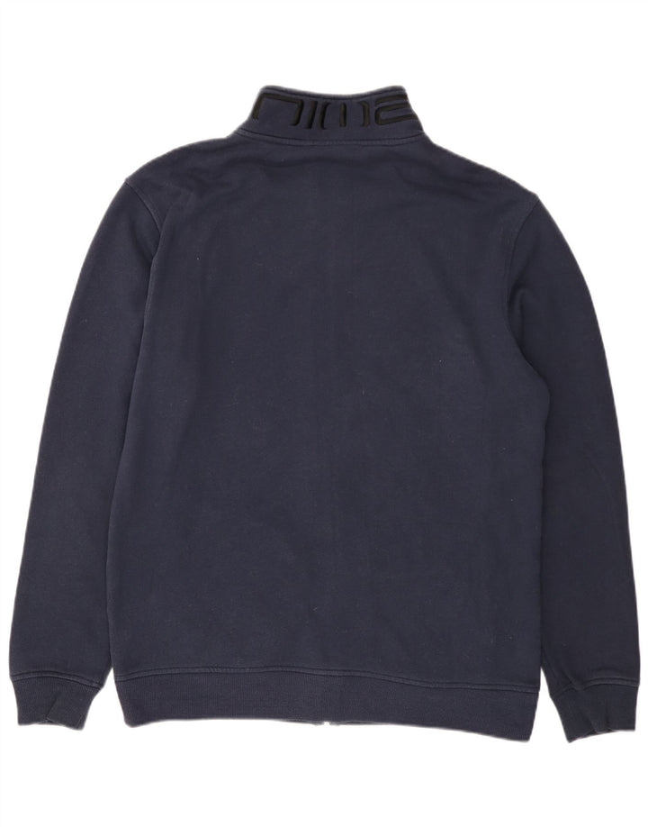 ANIMAL Chaqueta superior de chándal para hombre Algodón azul marino grande