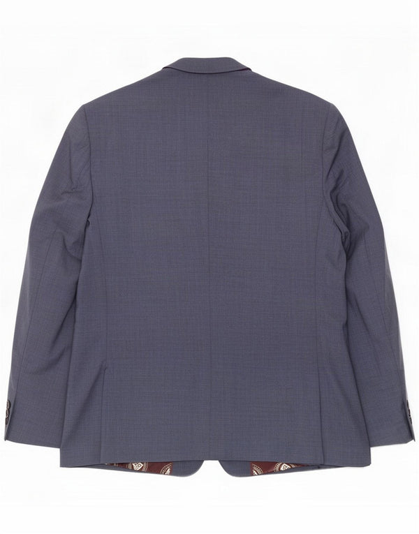 Chaqueta tipo blazer de 2 botones para hombre de Ted Baker UK 44 2XL Lana azul