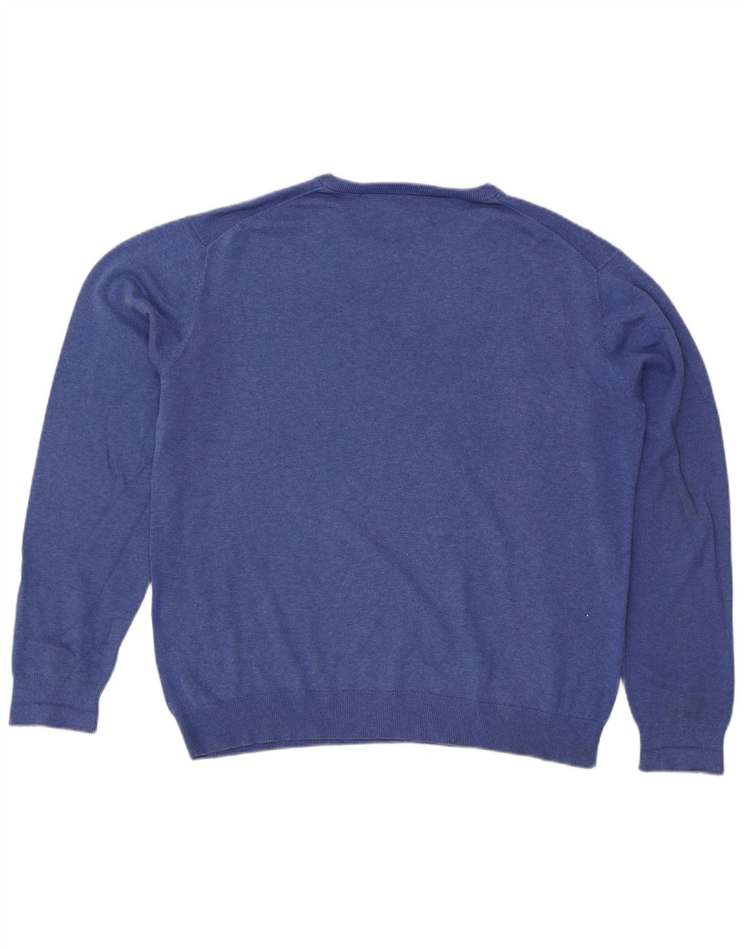 Gant Jersey de cuello redondo para hombre, talla 2XL, algodón azul