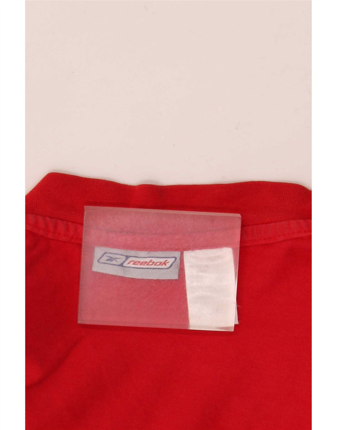 Reebok - Camiseta para hombre, talla grande, color rojo, algodón