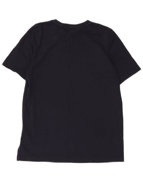 Tommy Hilfiger Camiseta de manga corta para mujer UK 10 Small Azul marino