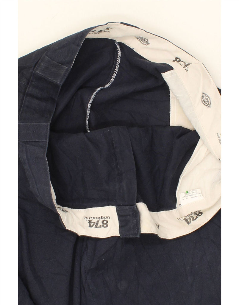 DICKIES Mens 874 Comfort Fit Straight Chino Trousers  W41 L30 Navy Blue Vintage Dickies and Second-Hand Dickies from Messina Hembry 
