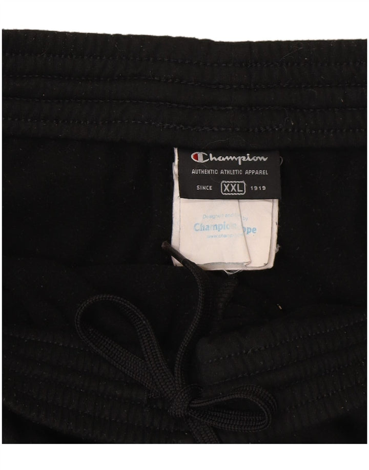 Champion Pantalones De Chándal Para Hombre 2XL Poliéster Negro