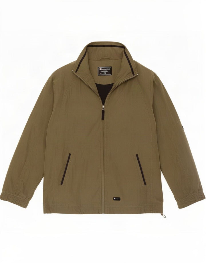 Champion Chaqueta De Chándal Para Hombre Poliéster Caqui Medio