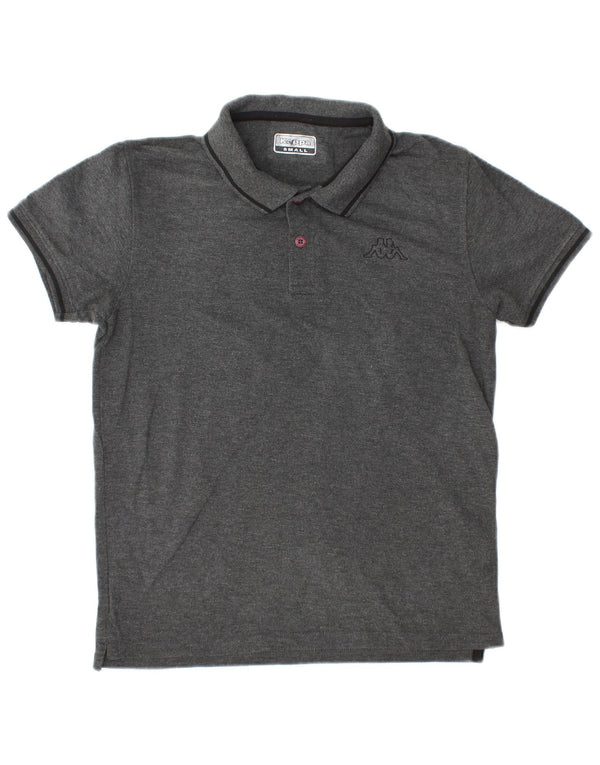 Kappa Polo Hombre Small Gris Algodón