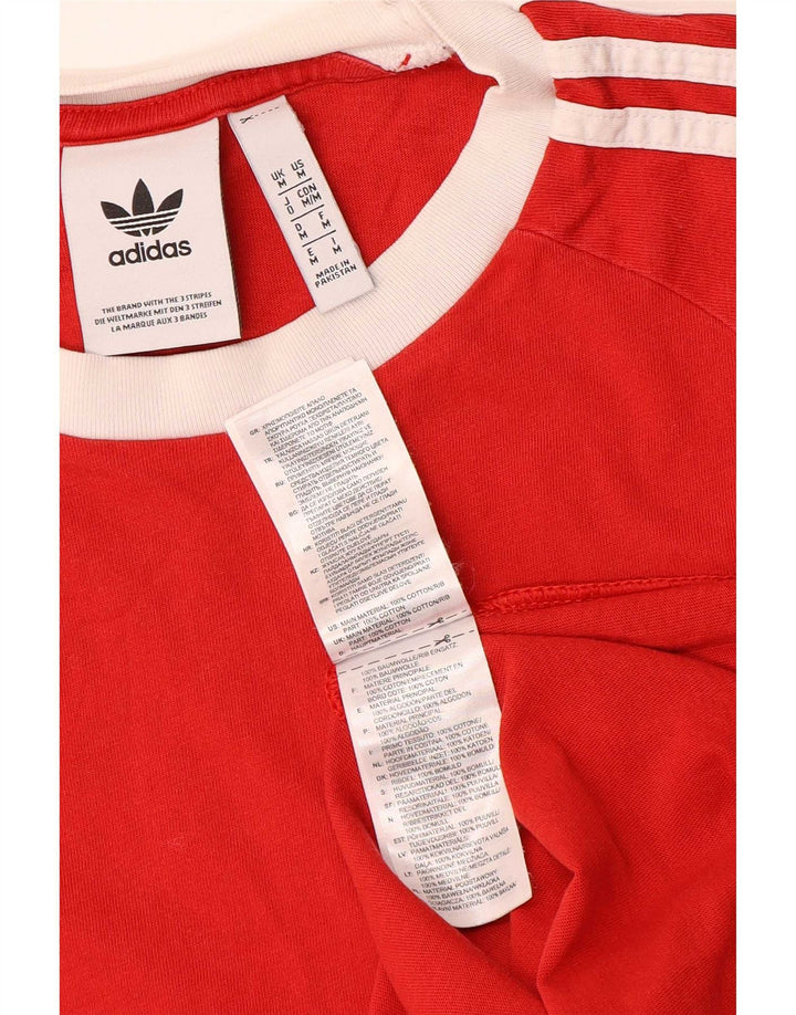 Camiseta Adidas Hombre Top Medium Rojo Algodón