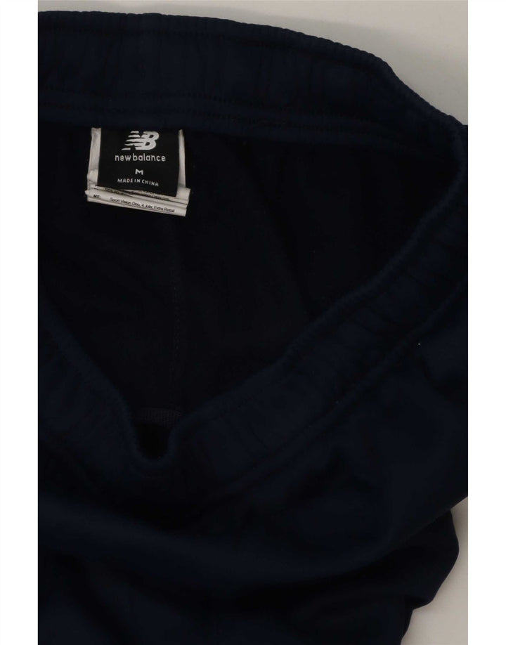 New Balance Hombre Pantalones De Chándal Gráfico Poliéster Azul Marino Medio