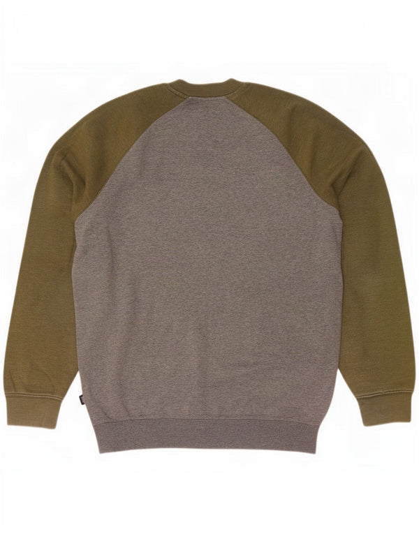 Vans Hombre Sudadera Jumper Large Gris Colorblock