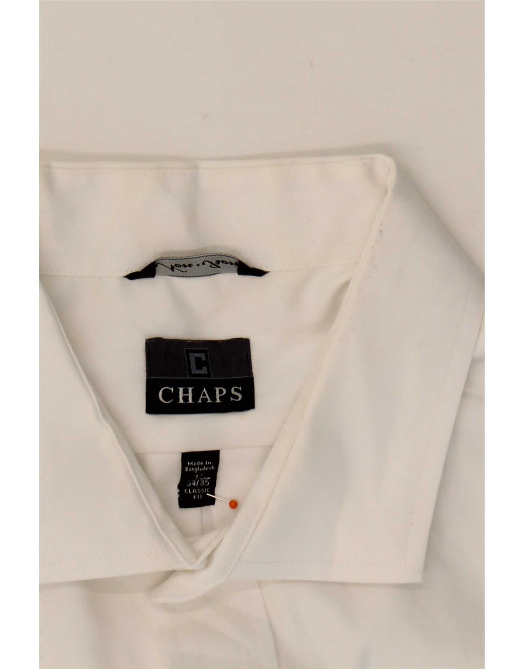 Chaps Camisa Hombre Talla 17 XL Blanco