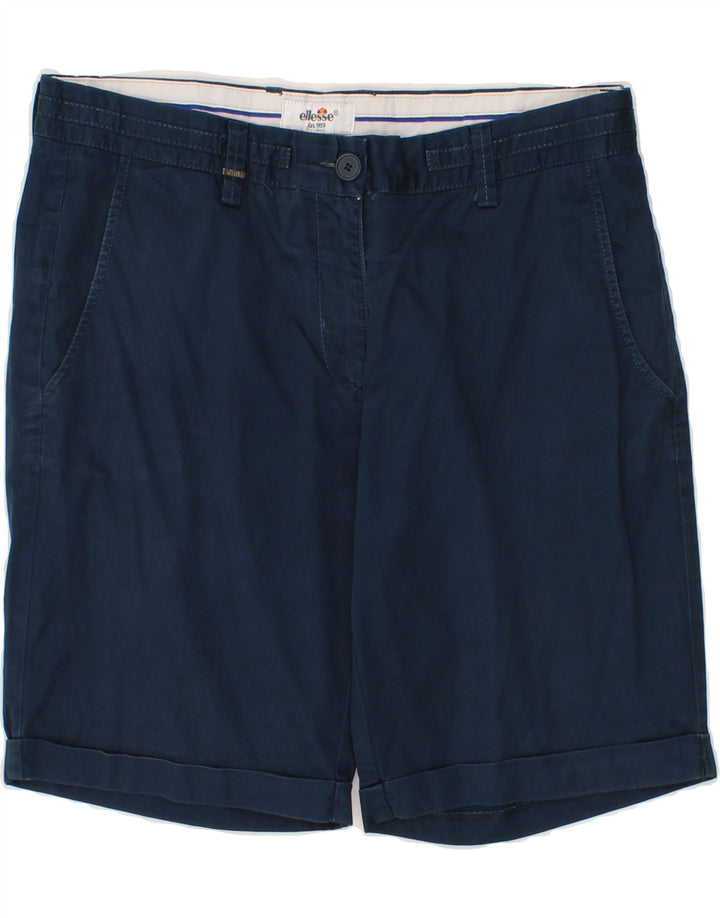 ELLESSE Womens Chino Shorts IT 44 Medium W30  Navy Blue Vintage Ellesse and Second-Hand Ellesse from Messina Hembry 