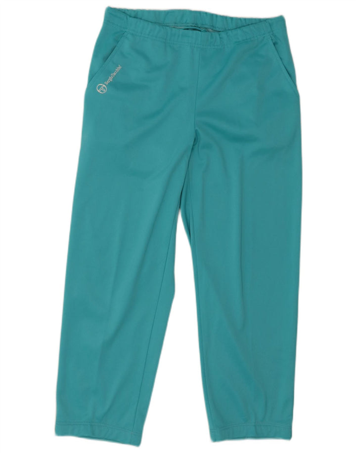 SERGIO TACCHINI Mens Tracksuit Trousers IT 50 Large  Turquoise Polyester