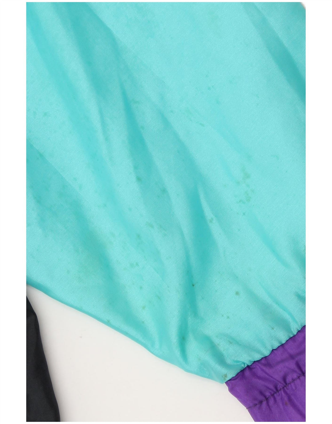 Vintage hombres chándal top chaqueta 2XL multicolor colorblock