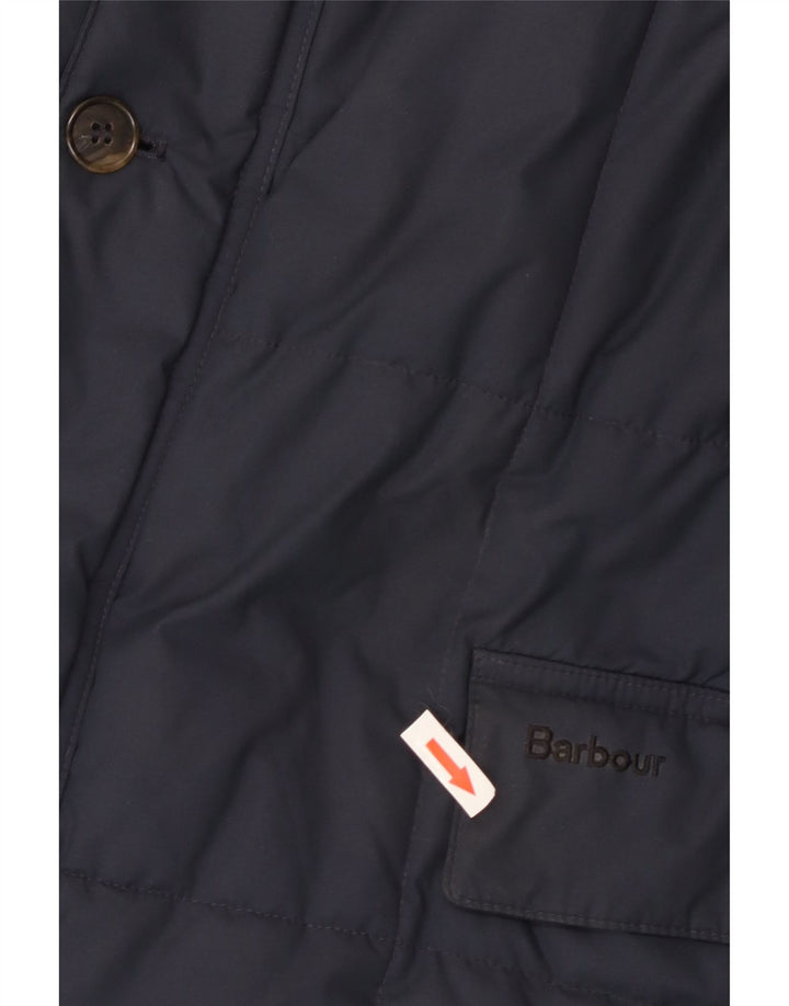 Barbour Chaqueta acolchada para hombre UK 42 XL Poliéster azul marino