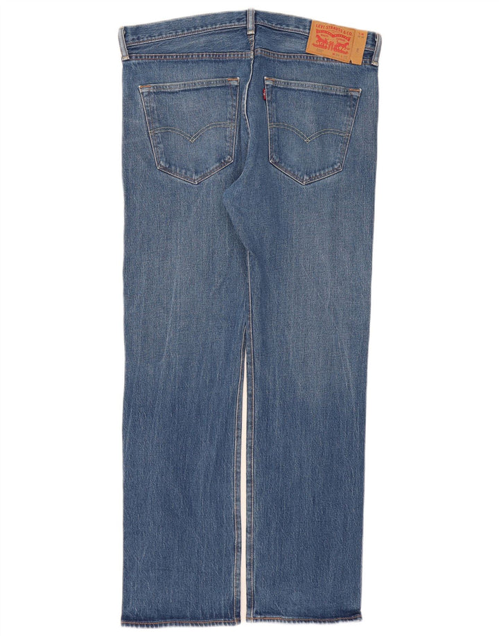 Levi's Hombre 501 Vaqueros Rectos W36 L32 Algodón Azul