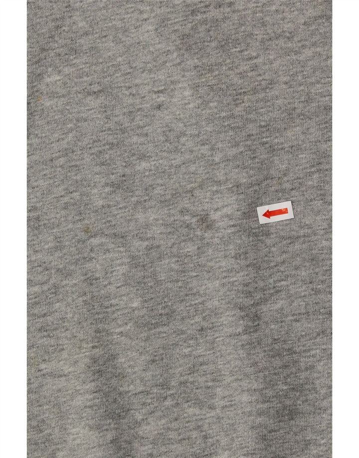 DIADORA Jersey tipo sudadera con cuello vuelto para mujer UK 44 Gris medio